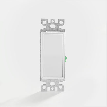 TM4 15A Single Pole Decorative Rocker Light Switch, 120/277V | USVOLTRA
