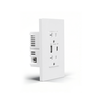 SMUT15A/20A with 30W Fast Charging Tamper-Resistant (TR) Receptacle Type-C & A Ports (PD/QC 3.0) | USVOLTRA