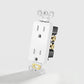 YSR1 15A/20A Decorative Duplex Wall Outlet, Tamper-Resistant (TR) Receptacle with Self-Grounding 10PCS| USVOLTRA