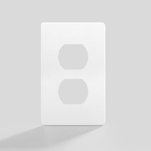 TR9602 Screwless Duplex Wallplate Standard Receptacle Cover | USVOLTRA