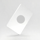 TR9604 Screwless Single Receptacle Wallplate Round Outlet Cover | USVOLTRA