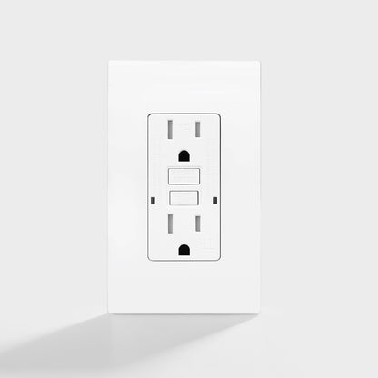 TST 15A/20A Self-Test GFCI Tamper-Resistant (TR) Outlet with Dual Indicators | USVOLTRA