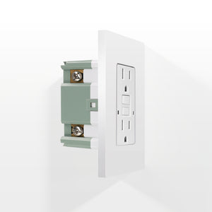 TST 15A/20A Self-Test GFCI Tamper-Resistant (TR) Outlet with Dual Indicators | USVOLTRA