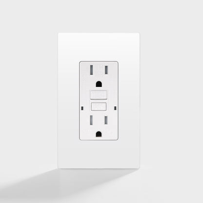 WTST 15A/20A Self-Test GFCI Outlet,  Weather & Tamper-Resistant (TR/WR) with Dual Indicators | USVOLTRA