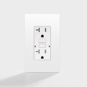 WTST 15A/20A Self-Test GFCI Outlet,  Weather & Tamper-Resistant (TR/WR) with Dual Indicators | USVOLTRA